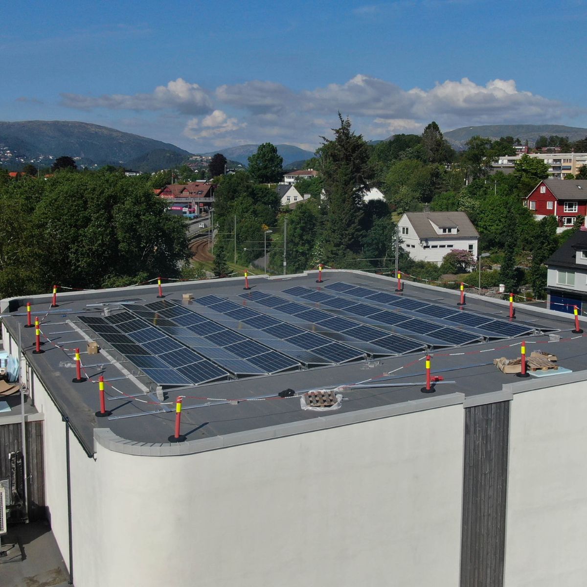 Solceller på tak, Fanavegen 59